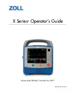 Предварительный просмотр 1 страницы ZOLL X Series Operator'S Manual