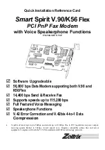 Preview for 1 page of Zoltrix FM-56KSHCF-VSP Quick Installation Reference Card