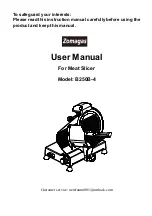 Zomagas B250B-4 User Manual preview