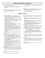 Preview for 2 page of Zombi ZBCH5817 Operator'S Manual