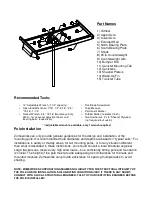 Preview for 3 page of ZOMEWORKS Track Rack UTRF-064 Assembly Instructions Manual