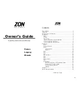 Zon Hyperbass User Manual preview