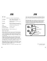 Preview for 9 page of Zon Legacy Elite Special4 User Manual