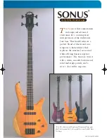 Preview for 3 page of Zon Sonus 4 Specifications