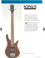 Zon Sonus RT Deluxe5 Specifications preview