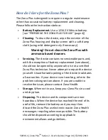 Preview for 19 page of Zona Plus Series 2 User Manual