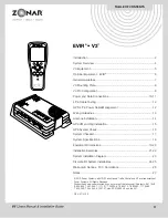 Предварительный просмотр 3 страницы Zonar V3 User Manual & Installation Manual