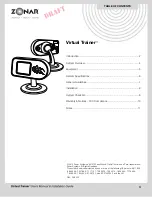 Preview for 3 page of Zonar Virtual Trainer User Manual & Installation Manual