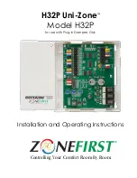 Zonefirst H32P Uni-Zone Installation And Operating Instructions For The Installer preview