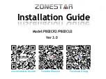 Preview for 1 page of Zonestar P802CR2 Installation Manual