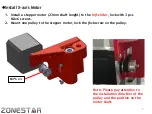 Preview for 9 page of Zonestar P802CR2 Installation Manual