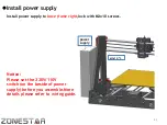 Preview for 42 page of Zonestar P802CR2 Installation Manual