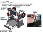 Preview for 44 page of Zonestar P802CR2 Installation Manual