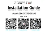 Zonestar Z8X Installation Manual preview