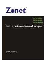 Zonet ZEW1505 User Manual preview