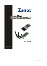 Preview for 1 page of Zonet ZEW1530 User Manual