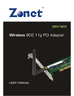 Zonet ZEW1603 User Manual preview
