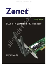 Zonet ZEW1642 User Manual preview