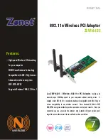 Zonet ZEW1642S Product Data preview