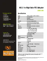 Preview for 2 page of Zonet ZEW1690 Datasheet