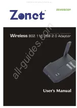 Preview for 1 page of Zonet ZEW2500P User Manual