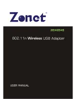 Zonet ZEW2545 User Manual preview