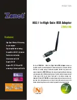 Preview for 1 page of Zonet ZEW2590 Datasheet