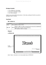 Preview for 2 page of Zonet ZFS3015P Quick Installation Manual