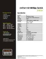 Preview for 2 page of Zonet ZFS3224 Product Data