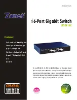 Zonet ZFS3416E Product Data предпросмотр