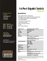 Preview for 2 page of Zonet ZFS3416E Product Data