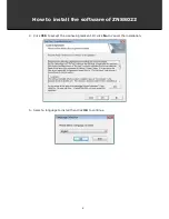 Предварительный просмотр 3 страницы Zonet ZNS8022 - SOFTARE Manual