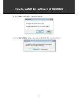 Предварительный просмотр 5 страницы Zonet ZNS8022 - SOFTARE Manual