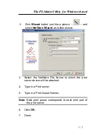 Предварительный просмотр 19 страницы Zonet ZPS2102 - SETUP PROCEDURE FOR WINDOWS 95-98-ME Instruction Manual