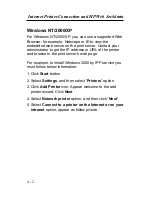 Preview for 30 page of Zonet ZPS2102 - SETUP PROCEDURE FOR WINDOWS 95-98-ME Instruction Manual