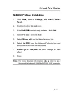 Preview for 72 page of Zonet ZPS2102 - SETUP PROCEDURE FOR WINDOWS 95-98-ME Instruction Manual