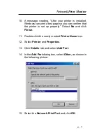 Предварительный просмотр 74 страницы Zonet ZPS2102 - SETUP PROCEDURE FOR WINDOWS 95-98-ME Instruction Manual