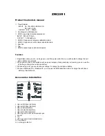 Preview for 1 page of Zonet ZRC2011 User Manual