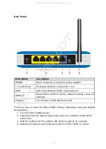 Preview for 6 page of Zonet ZSR1134WE User Manual