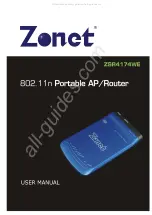 Zonet ZSR4174WE User Manual preview