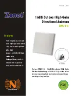 Zonet ZWA2116 Product Data preview