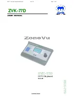 ZoneVu ZoneVu ZVK-77D User Manual preview
