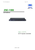 Preview for 1 page of ZoneVu ZSC-1000 User Manual