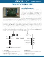 Предварительный просмотр 8 страницы Zonex GEN III VVT Series Installation And Application Manual