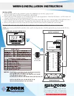 Предварительный просмотр 2 страницы Zonex SubZone Manual