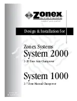 Preview for 1 page of Zonex System 2000 Design & Installation Manual