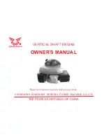 Предварительный просмотр 3 страницы ZONGSHEN 1P61F Owner'S Manual