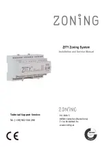 Zoning Zity Installation And Service Manual preview