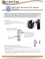 Preview for 1 page of ZONITH BSA-93001 User Manual