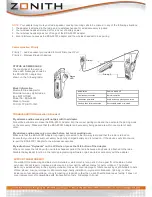 Preview for 3 page of ZONITH BSA-93001 User Manual